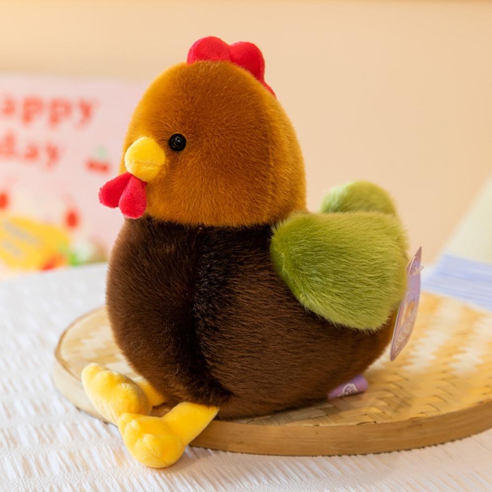 Realistic Looking Chicken Plush Doll Cute Rooster Hen Plush Toy Chicken Plush Toy  Doll Toy
