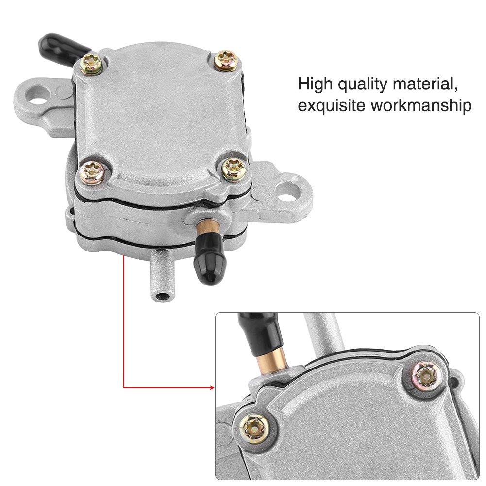 Motorcycle Fuel Negative Pressure Pump Tube Filter, Qiilu Fuel Pump Fuel Pump for Aluminum