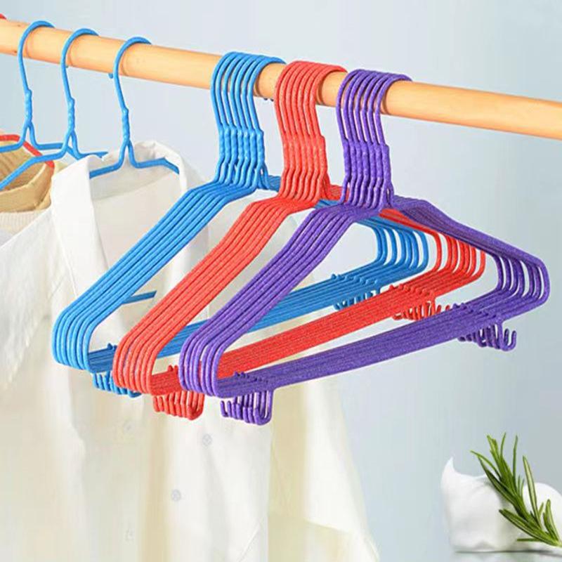 10 Kleiderbügel zum Aufhängen von Kleidung, Haushalts-Wäschetrockenhaken, Starke Kleiderstützen zur Organisation von Kleidung