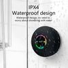 2025 Bathroom Waterproof Wireless Led Bluetooth Speaker Large Suction Cup Mini Portable Speaker Outdoor Sports Stereo Speaker