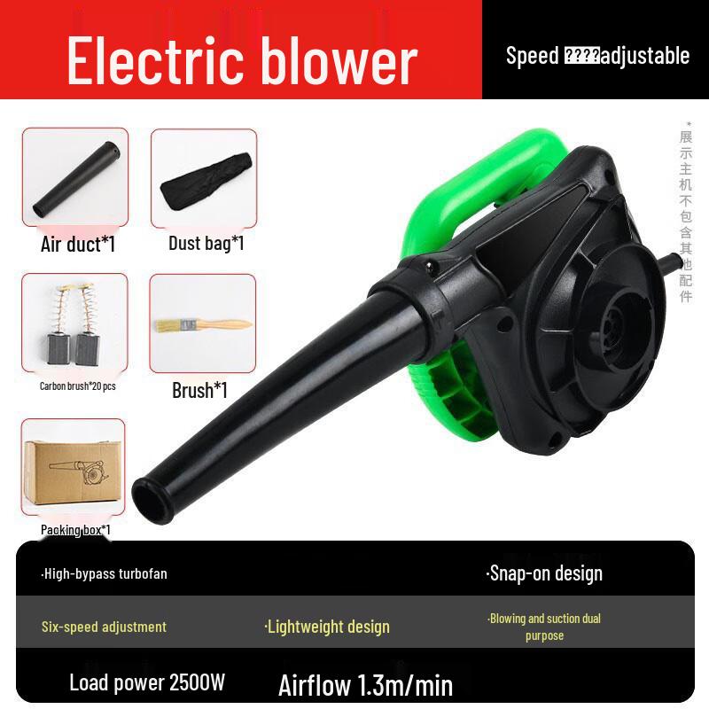 

Industrial High-Power Dust Blower & Vacuum Kit