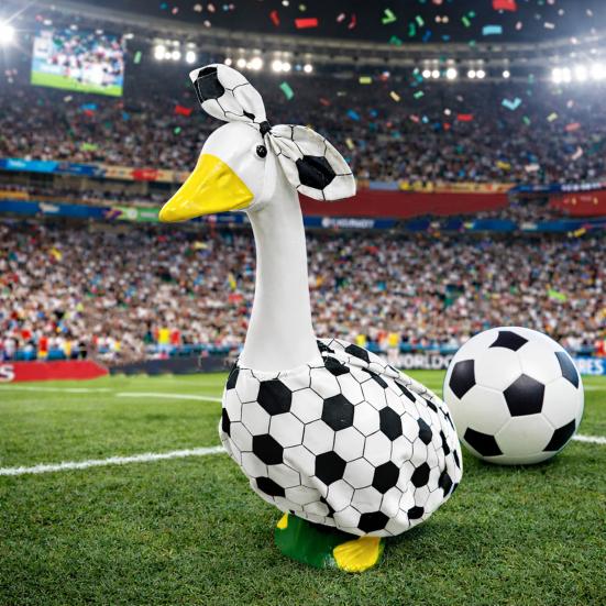 1 Set Football Porch Goose Costumes Football Goose Outfit And Bow Party Costume