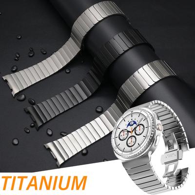 Titanium Band for Samsung Galaxy Watch 8 Classic 46mm 8 44mm 40mm Luxury Bracelet for Galaxy Ultra 2025 2024 Watchband Strap