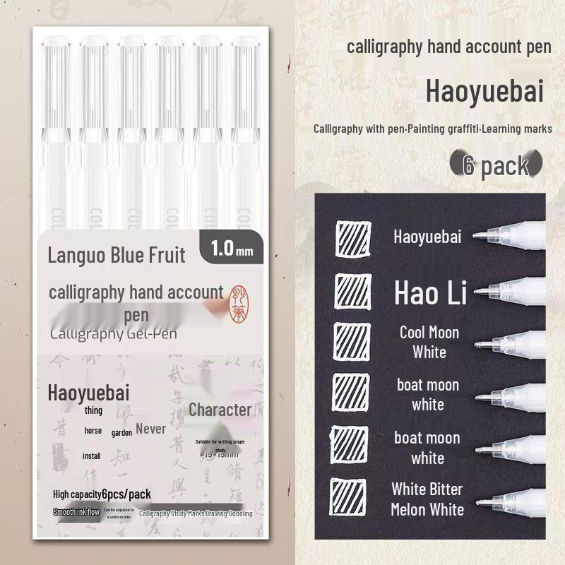 Pix Marker Chinezesc Albastru Fructat pentru Caligrafie și Evidențiere pentru Studenți și Copii