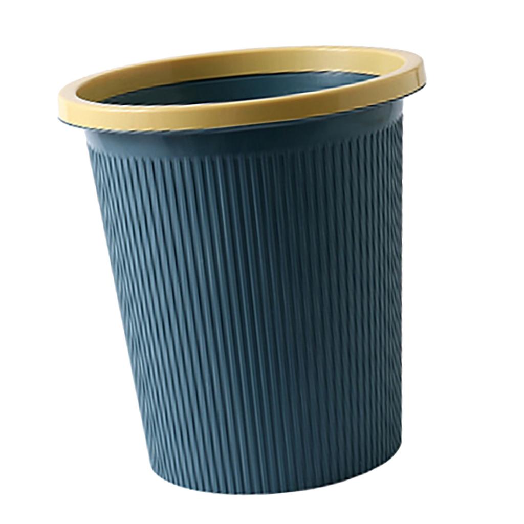 Trash Bin Plastic Exquisite Modern Garbage Container Can for Bathroom Kitchen Living Room Small