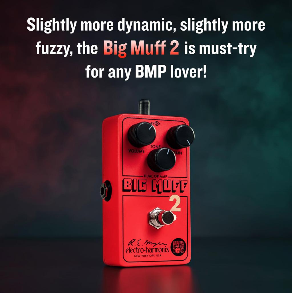 Big Muff Pi 2 Dual Fuzz Effector ELECTRO-HARMONIX Op-Amp