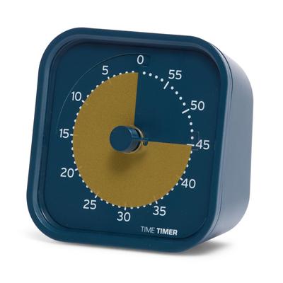 TIME TIMER MOD Home Edition 9cm 60-Minuten Time Timer Mod Metallic Midnight Zeitmanagement Lern-Timer TTM9-HMM-W Authentisches Produkt