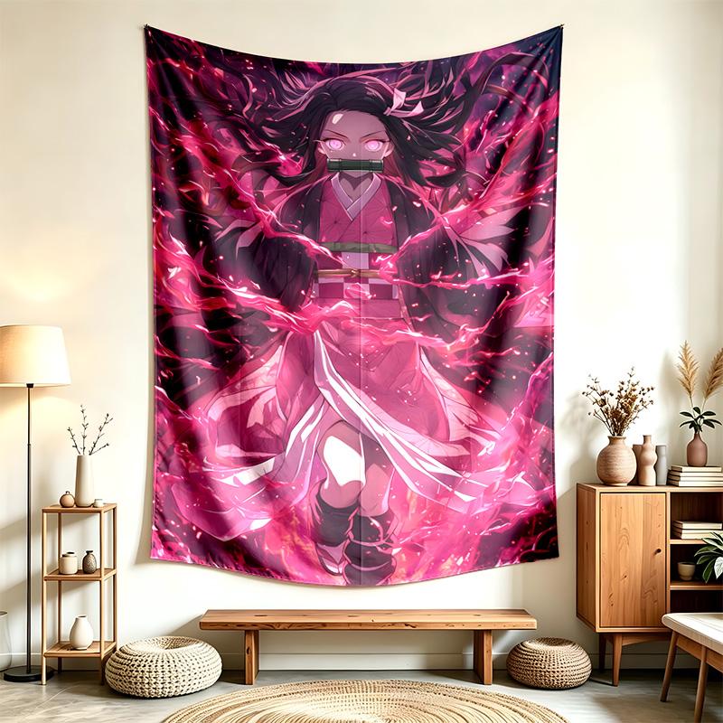 Demon Slayer (23) Tapestry Suitable For Decorating Homes Dorms And Bedrooms Soft To The Touch And A Perfect Gift For Friends And Family