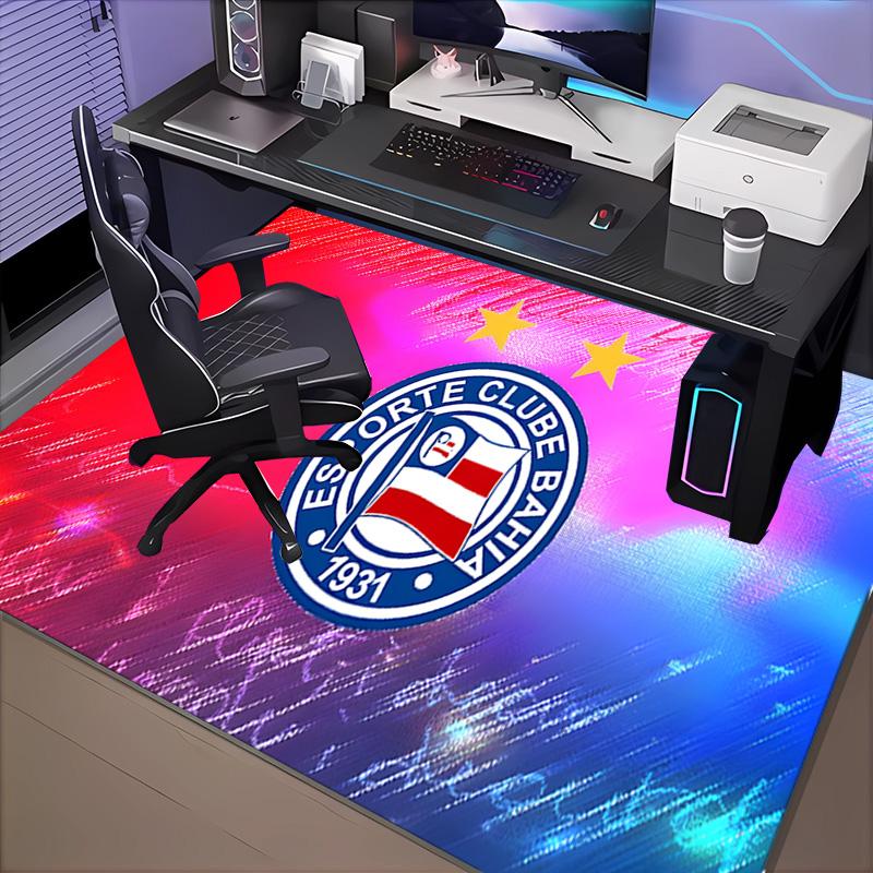 1PC Bahia Fc Crest Design Rug Game Carpet, Floor Mat for Bedroom Living Room Entryway Rug, Home Decor Idea Gift for Christmas birthday