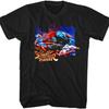 American Classics Men's Street Fighter Alley Fight Slim Fit T-Shirt XXXXX-Large Black