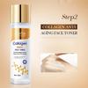 Collagen Face Cream Skin Repair Damaged Moisturizing Face Toner Lotion Eye Cream Firming Lifting Brighten for Face Skin Care Set