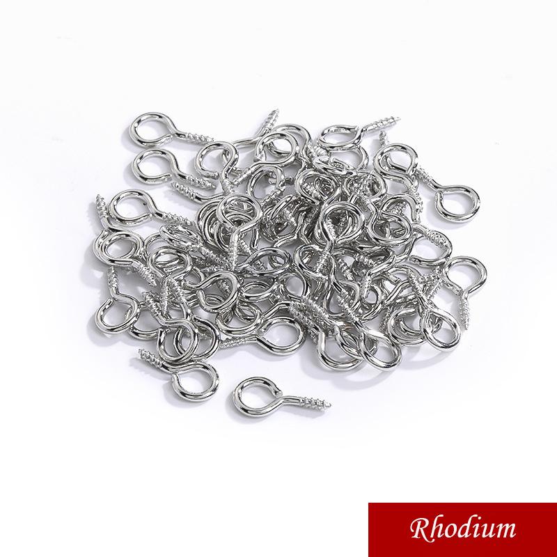 

Маленькие Овечьи Глазки Крошечные Булавки Айпины Крючки Люверсы Винтовые Застежки Крючки Бусины для Изготовления Ювелирных Изделий 4x8mm