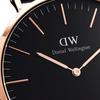 Danielwellingteon Classic Cornwall 2-Color Black Nato Watch