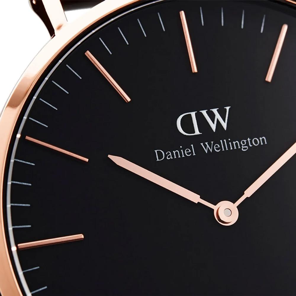 Danielwellingteon Classic Cornwall 2-Color Black Nato Watch