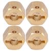 4pcs Set 12mm Hex Wheel Hub Extended Adapter for SCX10 90046 GN7 CC01 1 10 RC Cars9mm