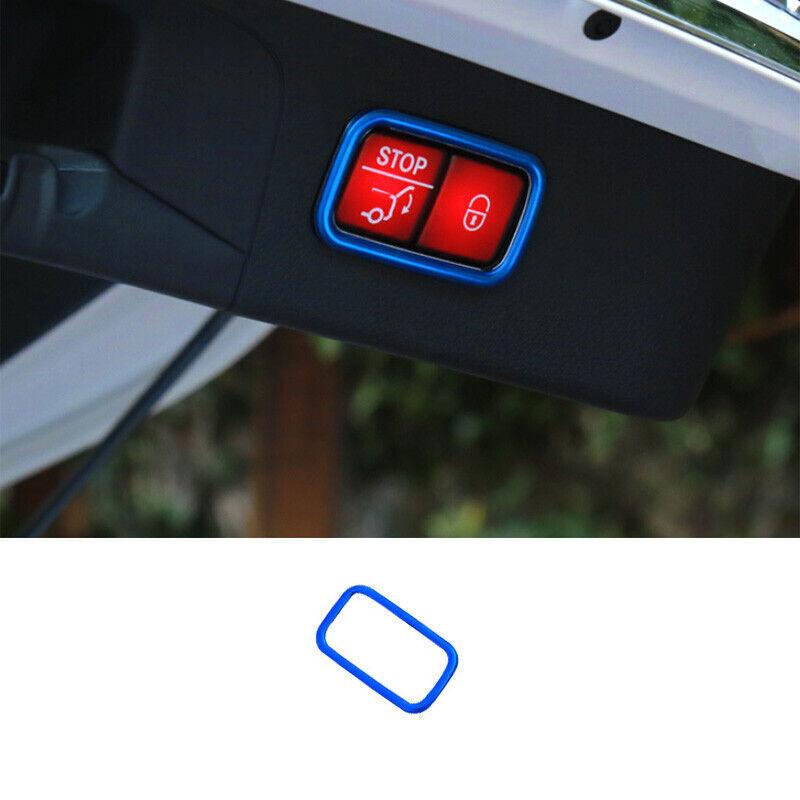 For Mercedes-Benz GLC 2016- Steel Blue  Tailgate Rear Door Button Cover Trim