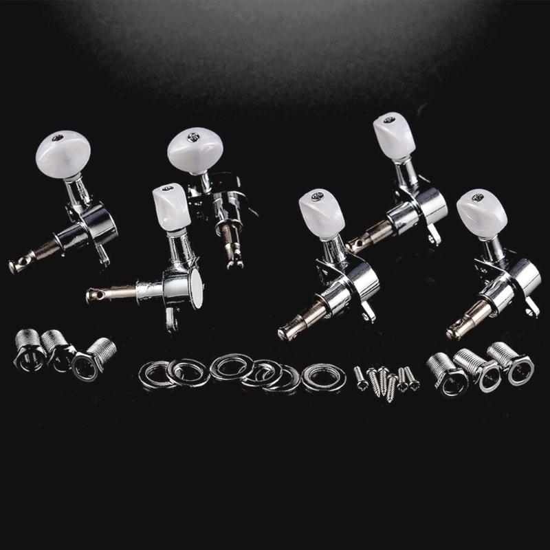 Guitar Tuning Machines 6 Left Guitar Tuning Pegs Machine Heads Tuners String Tuning Peg Tuning Key Pegs Set for Guitar