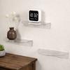 Wall Mounted Acrylic Floating Shelf Minimalist Transparent Wall Shelves  Shopping Malls