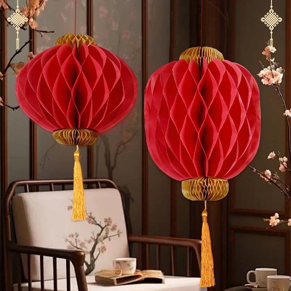Blessing Chinese New Year Lanterns Traditional Spring Festival Supplies  Mid-Autumn Festival