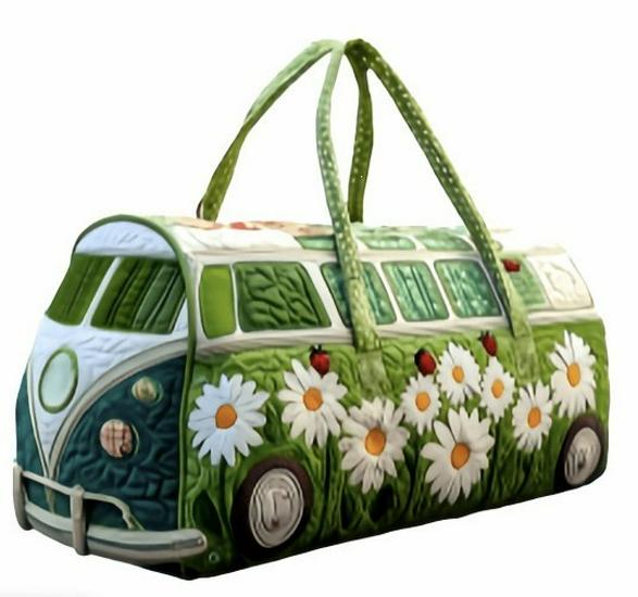 3D Bus Series Travel & Yoga Bag – Women's Handbag & Fitness Tote