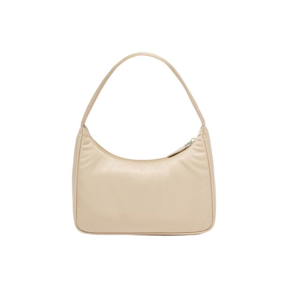 Prada Re-Edition 2000 Nylon Mini Handbag Women Handbags Desert-Beige 1NE515_RDH0_F0F24