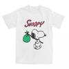 Herren Damen Peanuts Snoopy Taucher Grafik T-Shirt Zeug Vintage Baumwolle Cartoon Hund T-Shirts Oberteile Geschenkidee
