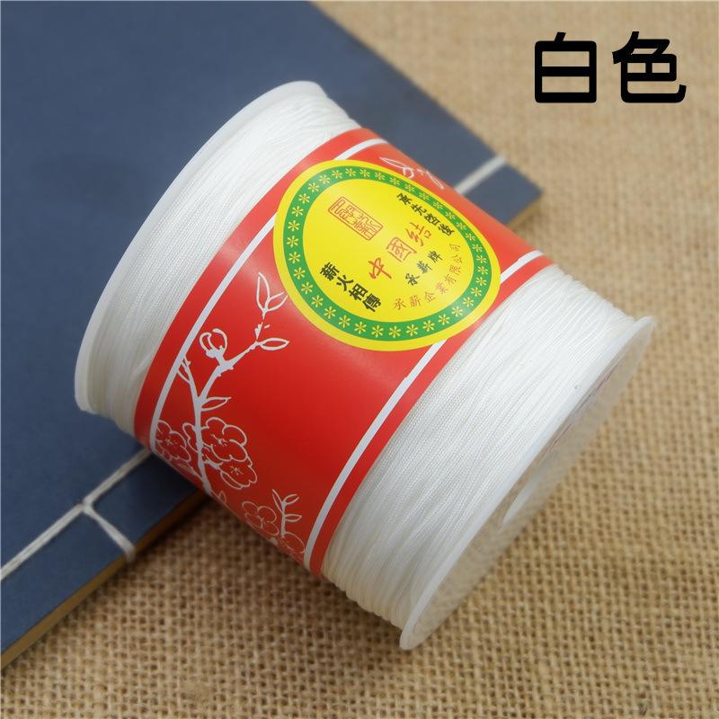 Taiwan Chengxin A Linie 1 mm Jade-Linie DIY Schmuck Weben Armband Seil Rotes Seil Geflochtenes Seil Chinesischer Knoten Draht