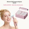 1PCS New Silicone Ice Face Roller Massager Facial Lifting Non Electric Handheld Rolling Massager Reduce Swelling Skin Care Tool