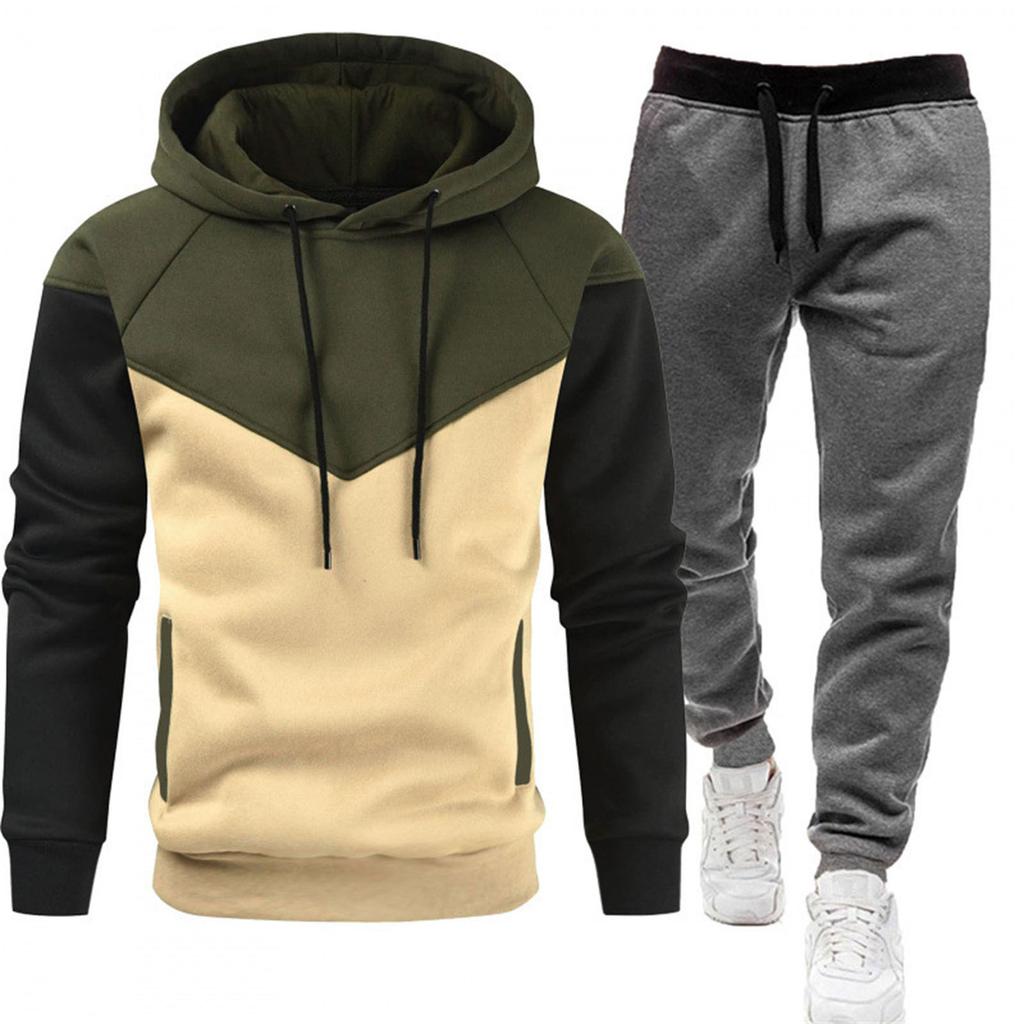 Men's Fall/Winter Hooded Sports Set