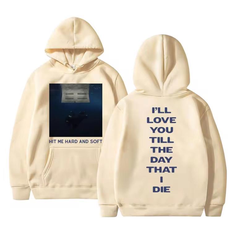 

2024 New Hit Me Hard and Soft Tour Hoodies Streetwear Men Women Fashion Vintage Sweatshirts Casual Oversized Pullovers Fans Gift 2XL