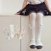 Girls Bow Pantyhose For Baby Sweet Style Princess Socks Thin Mesh Bottom Pantyhose For Girls Breathable Cute Summer