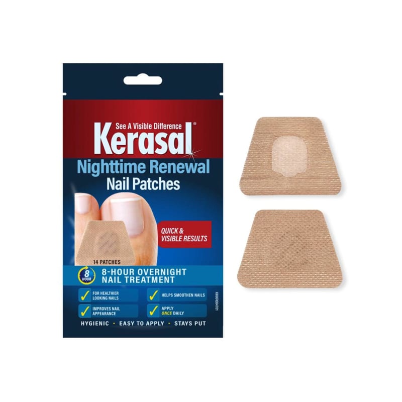 Kerasel Adesivo Noturno 14 Unidades Nutriente para Unhas Fortalecedor de Unhas
