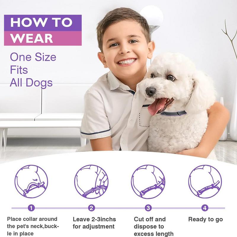 Dog Calming Collar 3Pcs Relaxing Collars For Pets Lasts 60 Days Calming Dog Collar For Small Large Medium Breed Bad Behavior
