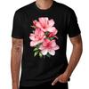 Azalea Flower Watercolor Painting Tshirt Plus Size Lightweight Top Tshirt
