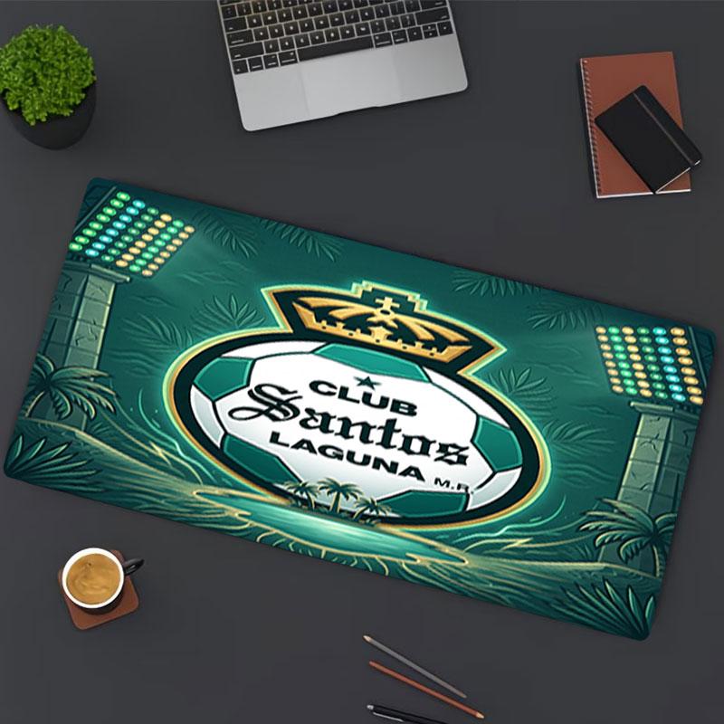 Club Santos Laguna Print Mouse Pad, for Keyboard Pad Laptop PC Mat for Office Home Use, Desk Decor, Perfect Birthday Gift for Gamers