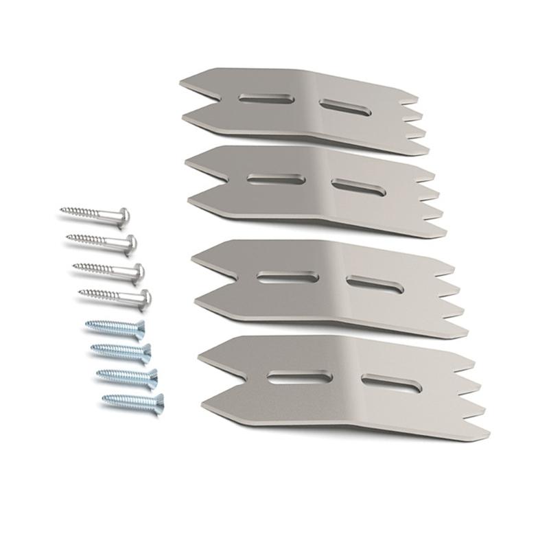 

4Pieces Carpentry Clamp Set Durable Metal Construction Ensures Stability and Precision for All Skill Levels in Woodwork 1