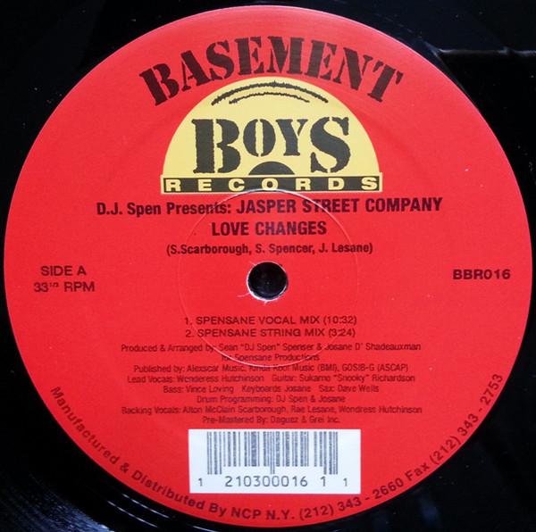 12inch Record DJ SPEN, JASPER STREET CO. - Love Changes BBR016 Basement Boys R 1998 US Dance & Electronica Used