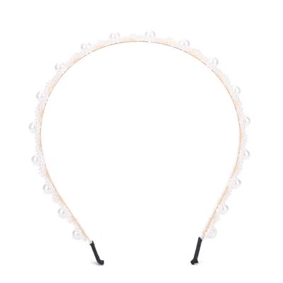 Faux Parel Modieuze Dames Legering Hoofddeksel Haarband Bruiloft Feest HaaraccessoireB