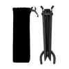 Foldable Saxophone Holder Metal Frame with Multi Level Height Adjustment Metal Saxophone Floor Stand for Musicians