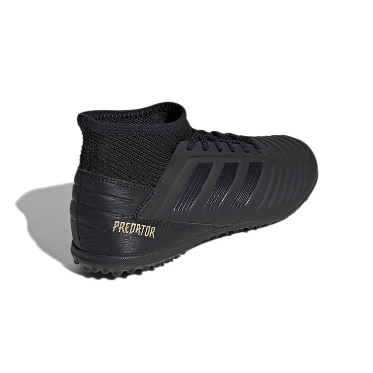Adidas Predator 19.3 Syntetická kůže Kulatá špička Šněrovací Protiskluzové Odolné proti opotřebení Prodyšné Středně vysoké Kopačky Dětské kopačky Černé G25801