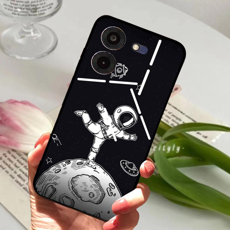 Für Tecno Pova 5 Pro 5G Hülle Pova5 4G Weiches Silikon TPU Handy Rückseite Für Tecno Pova Neo 3 Stoßfester Bumper LH6n Cartoon