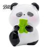 Mini Versatile Figurine 2 Pcs Panda Figurines Cute Resin Statues DIY Miniature Adorable Model Cake Toppers for Fairy Garden Micro Moss Landscape