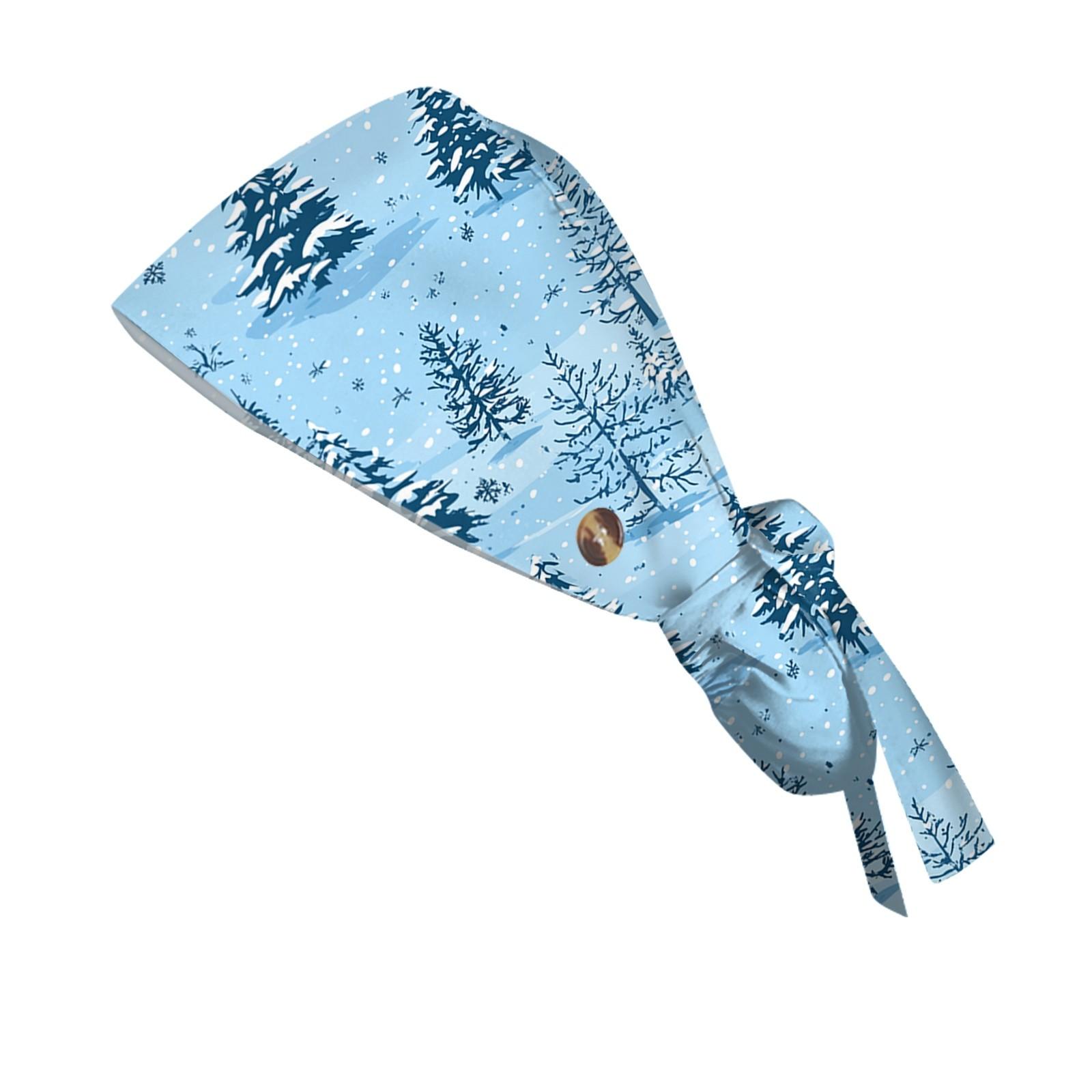 

Модная рождественская рабочая кепка с принтом, повседневная женская кепка с хвостиком, кепка с постиранной головкой, кепка Baotou One Size