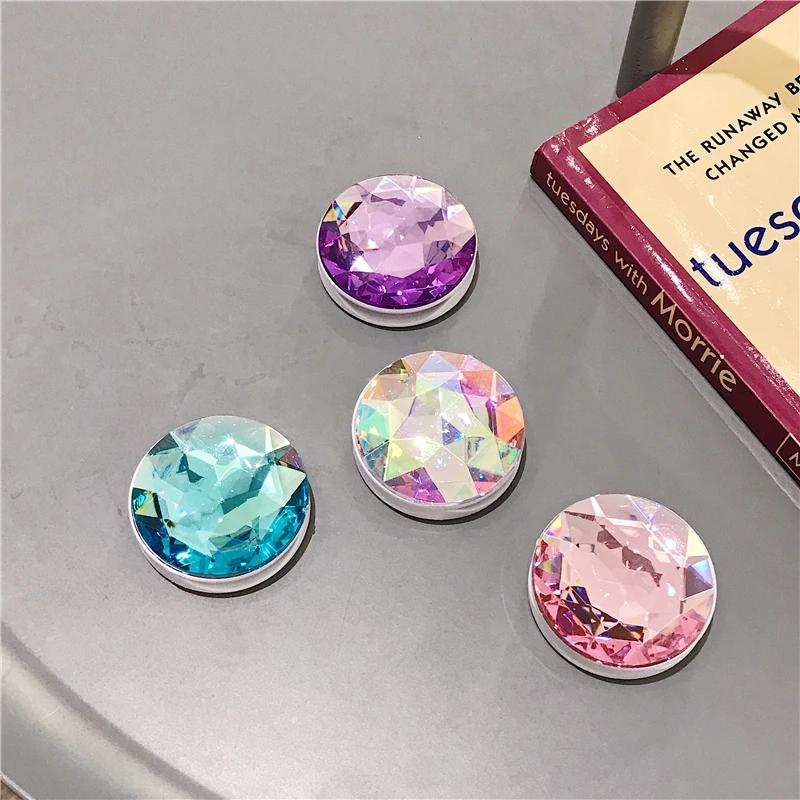 Luxuriöser, faltbarer Fingerring-Griptok-Telefonhalter mit Bling-Diamant-Motiv für iPhone, Samsung, Stützsockel, Taschengriff, Tok-Ständerhalterung