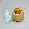 Non-Toxic Set Moc Bricks Pannier Pack Baby Head Milk Bottle Educational Building Block Figure Toys Children Xmas Gifts