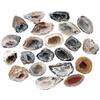 Irregular Shape Natural Agate Geodes Mineral Ore Crystal Cluster Healing Stones Drusy Quartz Slice Collectible Specimen DIY Gift
