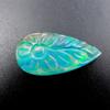 Lab Created Doublet Opal Pear 22.05 Ct Beautiful Certified Loose Gemstone