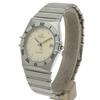 Omega Constellation Watches 396.1070 Cal.1438 SilverDial Stainless Steel Quartz Analog Display Unisex Used