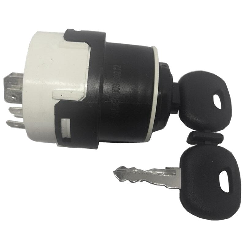 7 Pins Starter Ignition Switch With Two 16403 Keys 0009730212 For Linde Forklift Parts Accessories чёрный