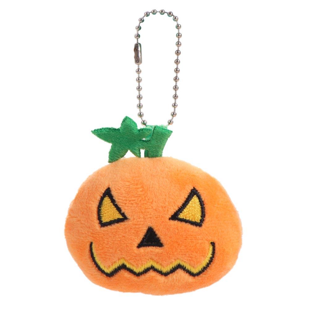Creative Plush Doll Pumpkin Keychain Vegetables Cartoon Halloween Bag Pendant Soft Cute Pumpkin Doll Keyring Hanging Pendant